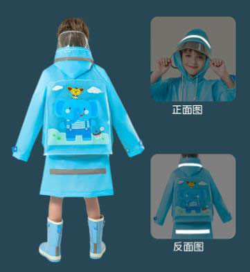 RAINWEAR Kids Raincoat Girls Boys 2023 Full Body Waterproof Poncho for Elementary School
