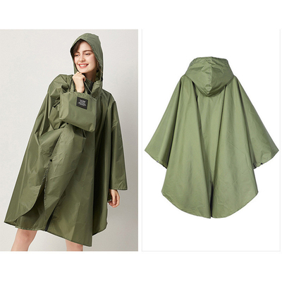 Breathable Adult Raincoat Poncho Conventional Size Suitable for Both Men and Women