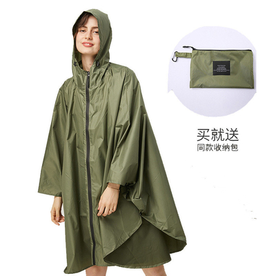 Breathable Adult Raincoat Poncho Conventional Size Suitable for Both Men and Women