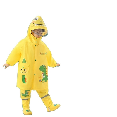 2023 Primary School Children's Raincoat Kindergarten Poncho Boys and Girls Waterproof Suit