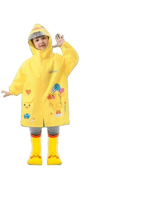 Cartoon Children's Raincoat Oxford Material Customized Color Cute Baby Dinosaur Design
