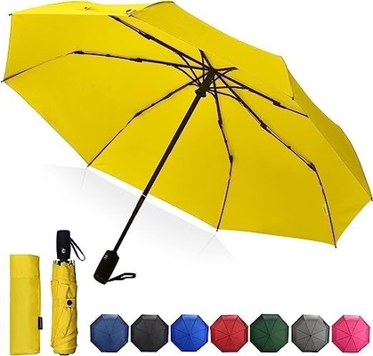 Fashion 3 Folding 12K Automatic Open Customized Logo Waterproof Umbrella for Rain