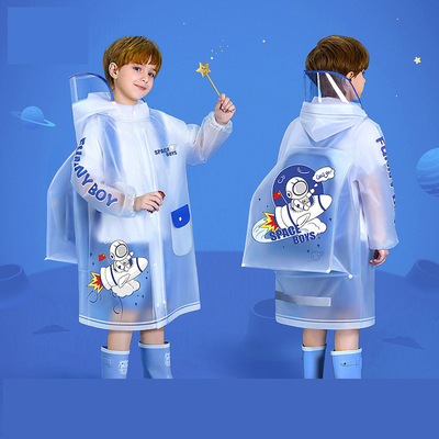 BOYS Lightweight Children's Raincoat for Baby and Primary School Custom Logo Printing