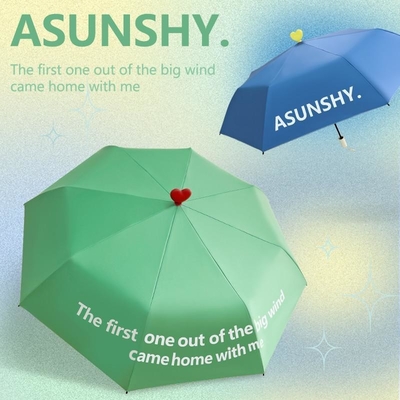 Amazing Love Umbrella Top 3 Fold Polyester Umbrella Perfect for Kids and Women Custom Logo