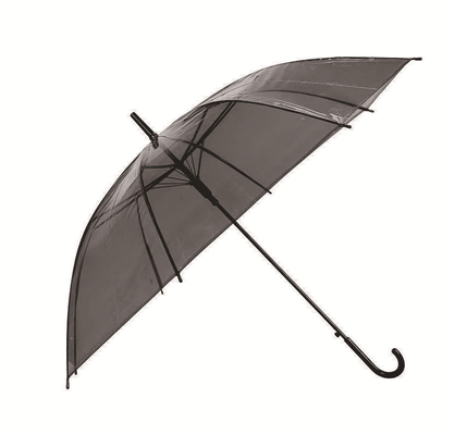 Plastic Shaft Transparent Advertising Umbrella with All in 1 Function and Printing