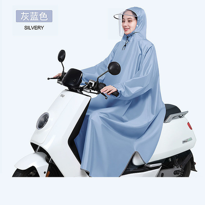 Effortlessly Stylish Men and Women's Electric Bicycle Poncho in 100% Polyester Pongee