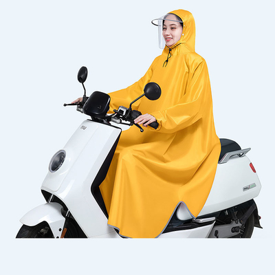 Effortlessly Stylish Men and Women's Electric Bicycle Poncho in 100% Polyester Pongee