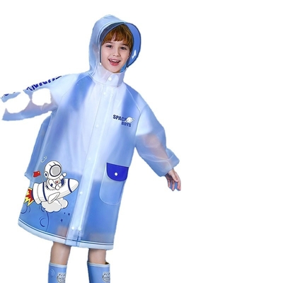 Non-Disposable EVA Baby and Student Raincoat Children's Poncho for School Students