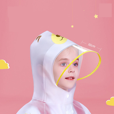 Non-Disposable EVA Baby and Student Raincoat Children's Poncho for School Students