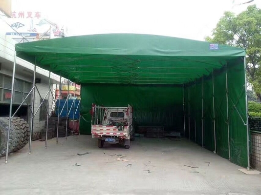 Pull Waterproof Telescopic Folding Retractable Tunnels Tarpaulin and 10-Year Life Span