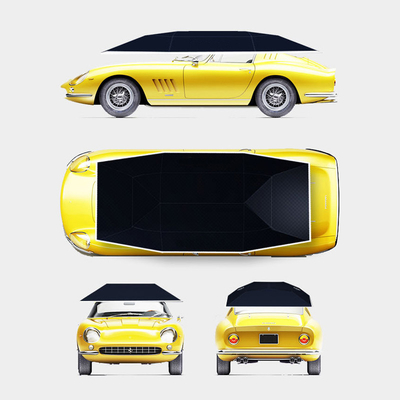 Multifunctional Windproof Car Umbrella Automatic Portable Outdoor Tent UV Proof Sun Shade