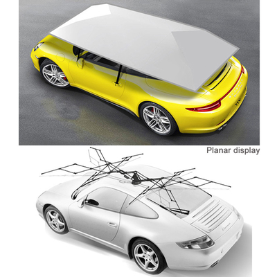 Multifunctional Windproof Car Umbrella Automatic Portable Outdoor Tent UV Proof Sun Shade