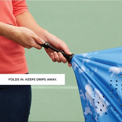 Reverse Umbrella Inside Full Digital Printing Custom Logo for Back to School Occasion