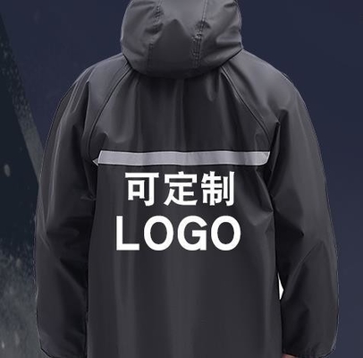 Waterproof Windproof Adult Long Protection Split Raincoat with Oxford Cloth Material