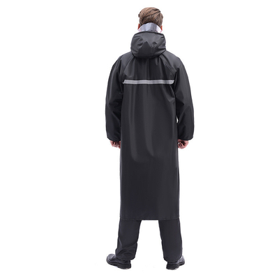 Waterproof Windproof Adult Long Protection Split Raincoat with Oxford Cloth Material