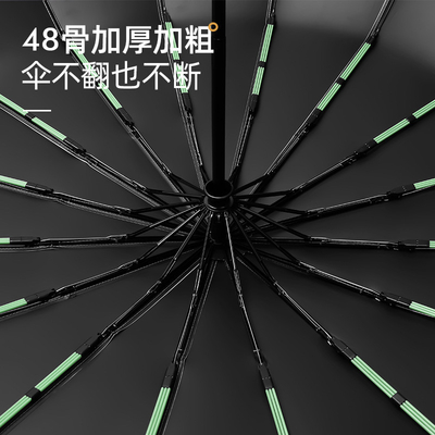 UV Sun Protection Automatic Umbrella with Triple Fold Design and 105cm Open Diameter