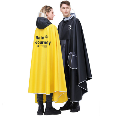 Conventional Size Rain Poncho for Electric Battery Cars 100% Polyester Pongee Fabric