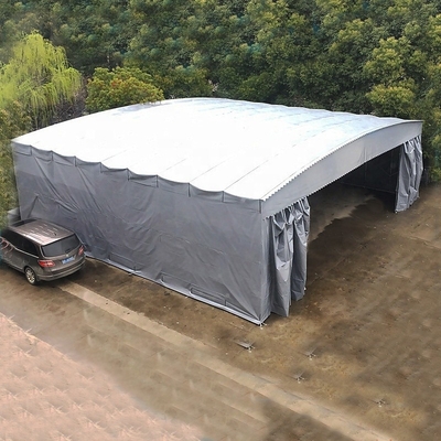 Custom Made Tarpaulin Folding Push-Pull Tent for Outdoor Sunshade Protection Solution