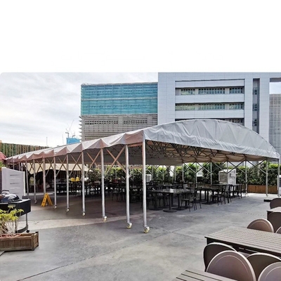 Custom Made Tarpaulin Folding Push-Pull Tent for Outdoor Sunshade Protection Solution