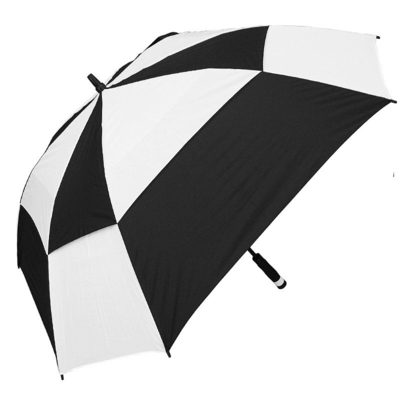 60-inch All-fiber Square Spliced Golf Umbrella for Business Professionals and Executives