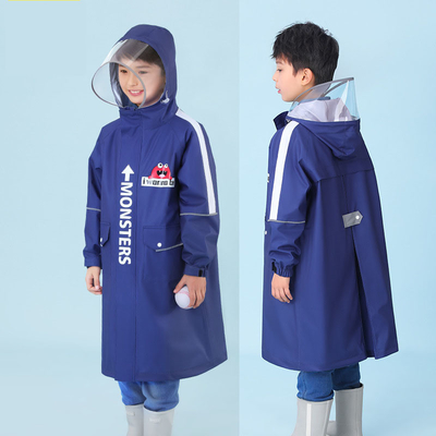 Custom Logo Printing Children's Raincoat for Boys and Girls School Clothes