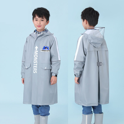 Custom Logo Printing Children's Raincoat for Boys and Girls School Clothes