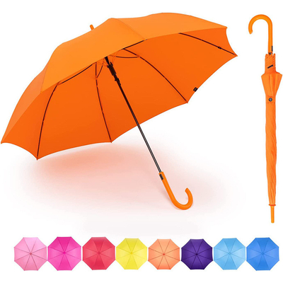 Full Fiber Customized Integrated Bending Handle Golf Umbrella Automatic Open Advertising
