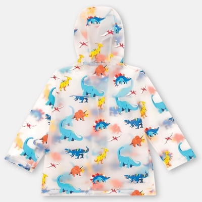 Custom Digital Printed Children's Raincoat TPU Boys and Girls Poncho for Rainy Days