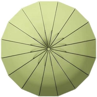 190T Nylon Fabric 16k Straight Umbrella Automatic Long Handle Ideal for Men and Women