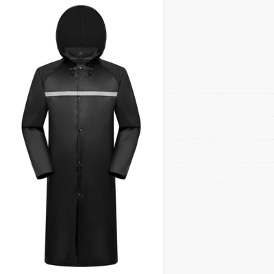 Men and Women Labor Protection Oxford Cloth Long Reflective Raincoat with Custom Logo