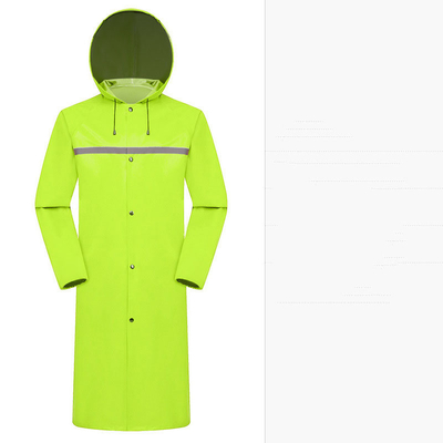 Men and Women Labor Protection Oxford Cloth Long Reflective Raincoat with Custom Logo