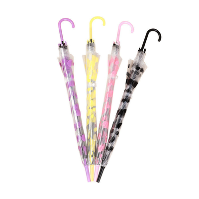 Transparent Automatic Umbrella with Customizable Logo All in 1 Function 21Inches*8k