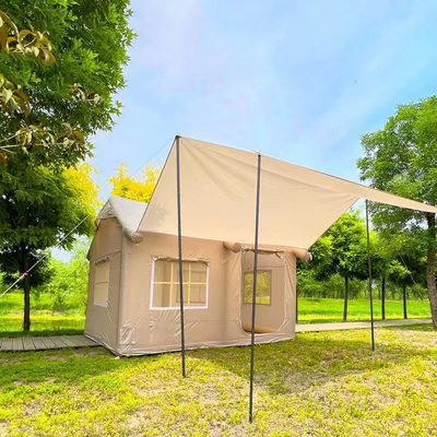 Oxford Fabric Inflatable Air Tourist Large Canvas Cabin Tent for Family Outdoor Camping