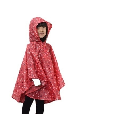 Primary School Students Raincoat Lightweight and Cute Baby Star Cape Poncho Manufacture