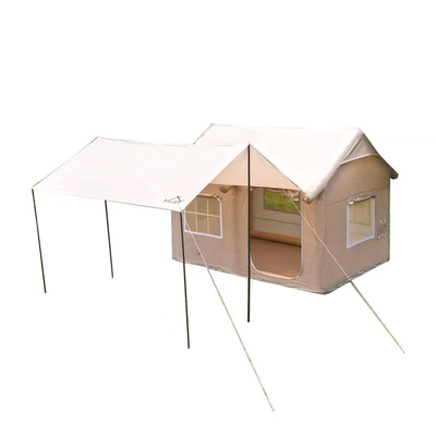 Oxford Fabric Inflatable Air Tourist Large Canvas Cabin Tent for Family Outdoor Camping