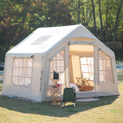 Large Canvas Glamping Cabin Tent Awnings and Suit Included for Spacious Outdoor Living