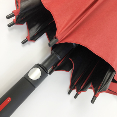Auto Open 27 Inch Fiberglass Umbrella with Strong Windproof and Customized Design