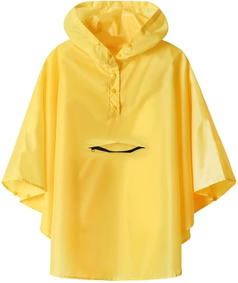 Super Waterproof Zipper Poncho Raincoat Ideal for Men and Women on Outdoor Adventures