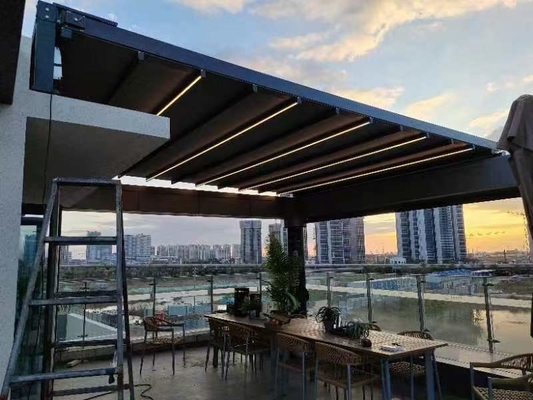 Remote Control Operation Electric Canopy for Large Flooding Movable Storage Tent Hall