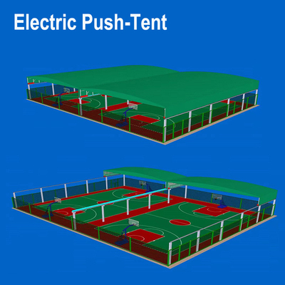 Aluminum Frame Retractable Canopies for Outdoor and General Electric Car Parking