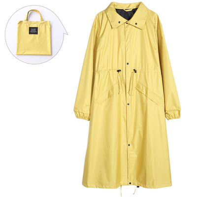 Customized Color Adult Stretch Raincoat for Everyday Cycling in Polyster