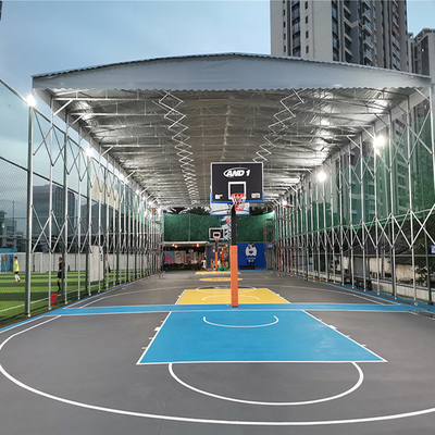 Telescopic Canopy for Large Mobile Push Rapong Site Activities Custom Made Printing