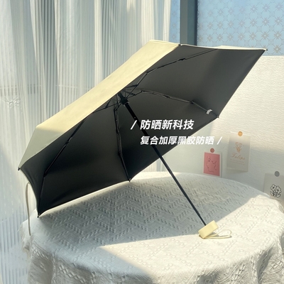 X503 Card-bag Umbrella UV Protection and Small Pocket for Easy Carrying on Sunny Days