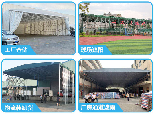 Retractable Awning for Outdoor Activities Tarpaulin Outdoor Installation Mobile Awning