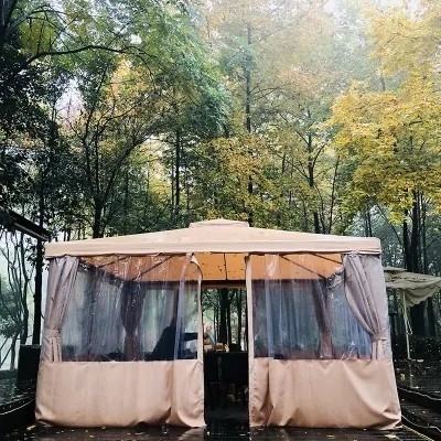 Pongee Panel Roman Outdoor Awning Catering Stall Yurt Advertising Large Stalls Courtyard Umbrella Tent
