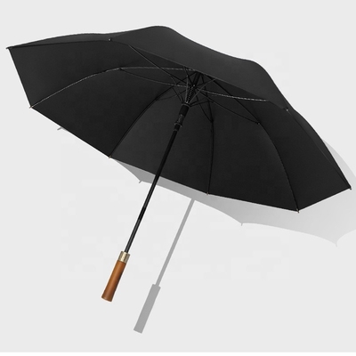Commercial advertising printing logo gift umbrella gentleman wooden handle 8k 27inch