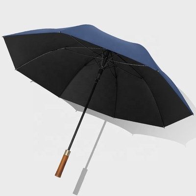 Commercial advertising printing logo gift umbrella gentleman wooden handle 8k 27inch