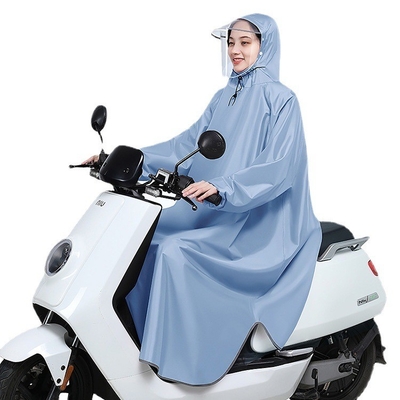 Adults Oxford Long Raincoat Single Fashion Suitable for Electric Bikes and Motorcycles