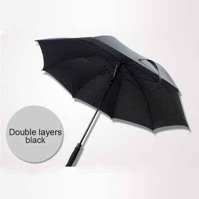 Personalized Customized Golf Umbrella Windproof Auto Open Extra Long Paraguas 190T Ponegee Fabric