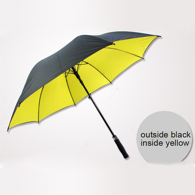 Personalized Customized Golf Umbrella Windproof Auto Open Extra Long Paraguas 190T Ponegee Fabric